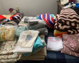 Sheet sets and afghans, more