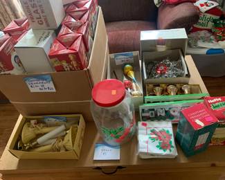 Christmas- Campbells ornaments and more.