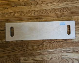 Drive Medical Lifestyle Transfer Board with Hand Grips, 30".   Transfer from bed to wheelchair and back