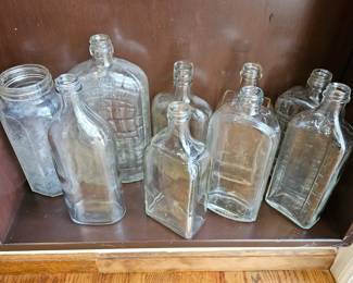 Assorted Antique Bottles 