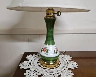Antique small table lamp