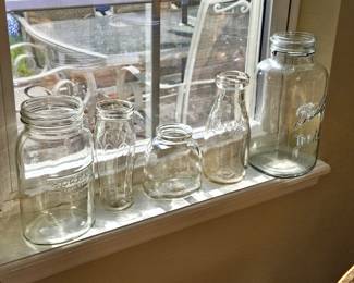 Assorted Antique Bottles 