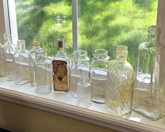 Assorted Antique Bottles 