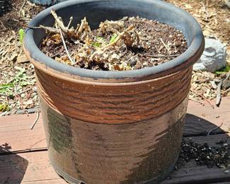 Large ceramic planters