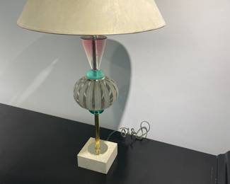 $440 Van Teal “Florida” vintage lamp. 29”h