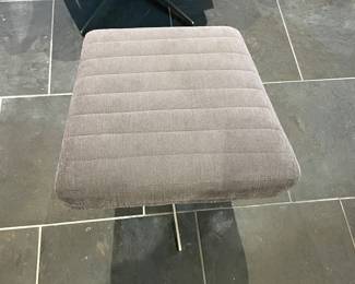 Close up of ottoman.