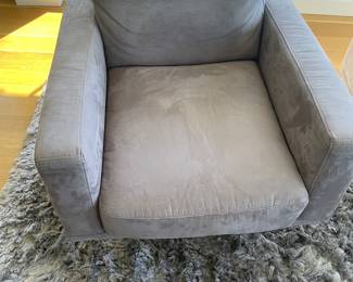 Front view of one of the chairs.