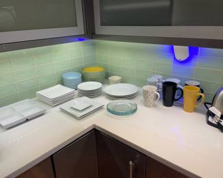 Entertaining pieces available for in person purchase.