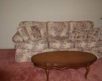 floral sofa