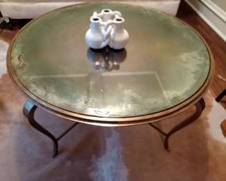 Round Mirror Table Measure 36" Dia x 20-1/2" H  $185.