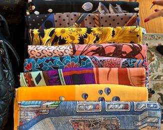 HERMES SILK & CASHMERE SCARVES