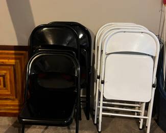 FOLDING METAL CHAIRS