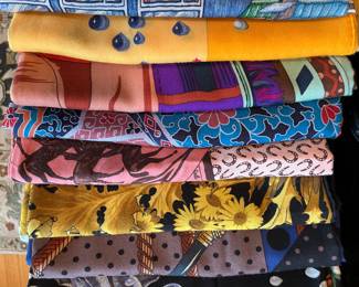 HERMES SILK & CASHMERE SCARVES