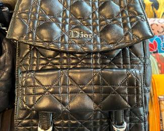 DIOR LEATHER BACKPACK