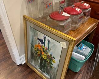 Artwork, lance jars. 