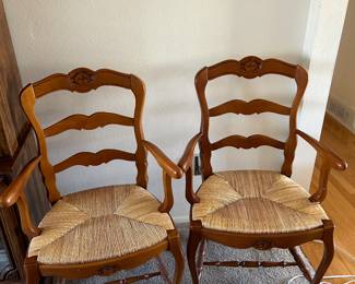 Pair of dining chairs 