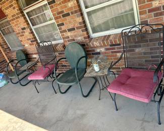 Metal yard chairs 
GREEN ONES ARE SOLD 