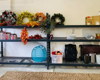 Large One Piece Metal Storage Shelf