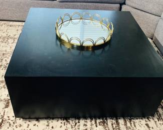 Black Coffee Table w/drawers closed