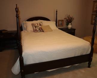 Ethan Allen mahogany bedroom suite, 6 pieces