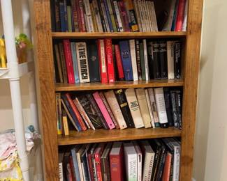 Old pine bookcase