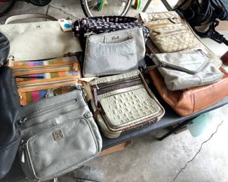 Designer handbags (Coach, Kate Spayd, Brahmin, Hobo)