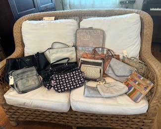 Designer handbags (Coach, Kate Spayd, Brahmin and Hobo)