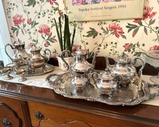 Nice silverplate teasets