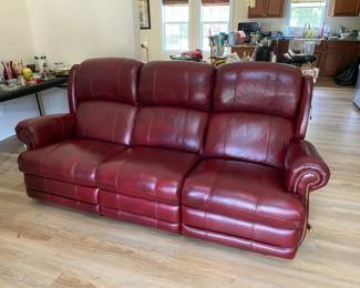 Not included in the 50% off Leather La-Z-Boy reclines on both sides