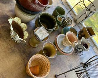Lots of pots and planters