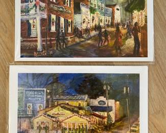 Christmas downtown Swansboro local art