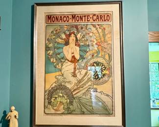 Alphonse Mucha, Monaco-Monte Carlo Litho