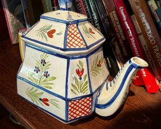 Quimper Teapot