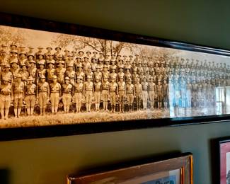 Framed Military Photo
