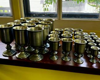 Pewter Goblets
