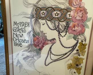 Mardi Gras Poster 1989
