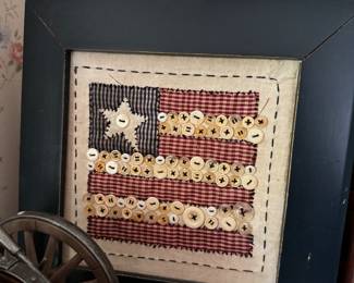 Stitched Framed Primitive Art