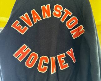Vintage Evanston Hockey Team Jacket