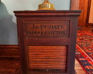 Antique Spool Cabinet