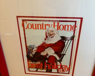 Country home cover professionally framed