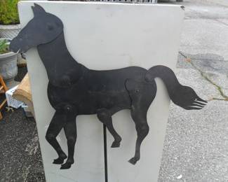 Horse yard art