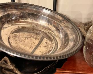 Silver plate dish