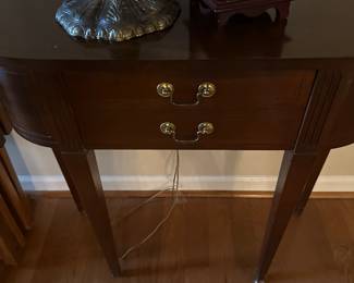 Cherry small entry table in excellent condition $99