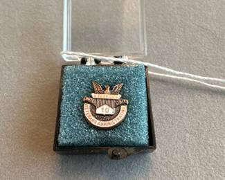 VA 10 year service pin 