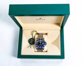 Rolex "Batman". BidLIVE https://bid.houseofcraven.com/
