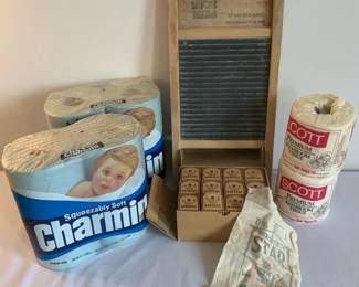 The Zing King Washboard Vintage Bathroom Item