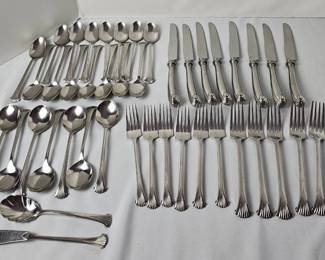 46 Piece Georgian Stainless Japan Flatware