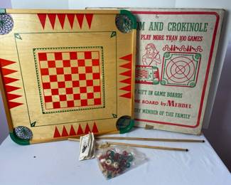Vintage Carom Board Still in Box