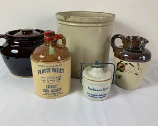 McCormick Whiskey Jug, U.S.A. Bean Pot More