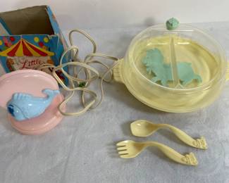 Vintage Baby Dishes Night Light